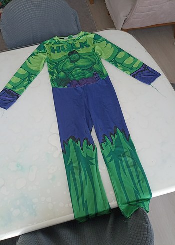 Yeşil Hulk Baskılı Çocuk Kostümü - Görsel 2