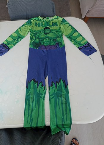 Yeşil Hulk Baskılı Çocuk Kostümü - Görsel 4