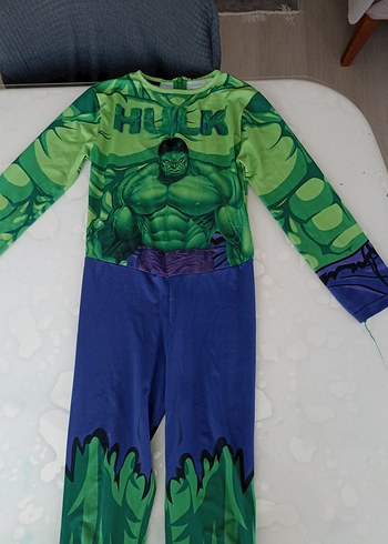 Yeşil Hulk Baskılı Çocuk Kostümü - Görsel 3