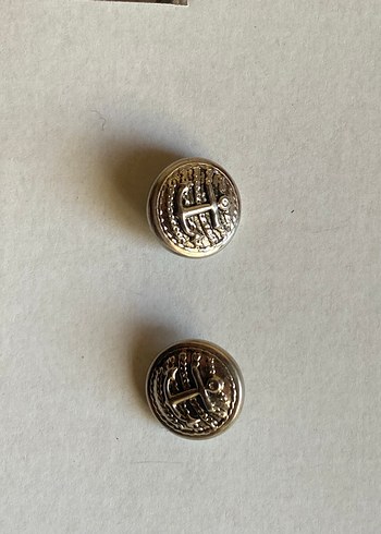  Beden Parlak Altın Vintage Erkek Rozetleri