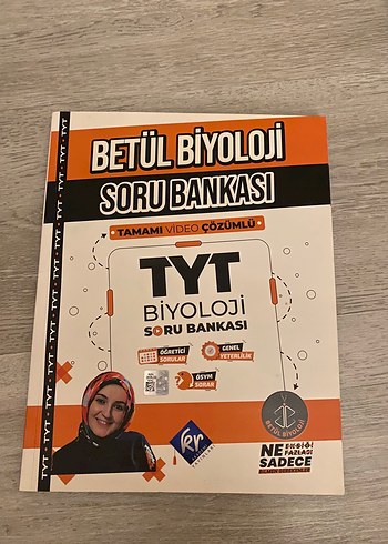 Betül Biyoloji TYT Soru Bankası Video Çözümlü