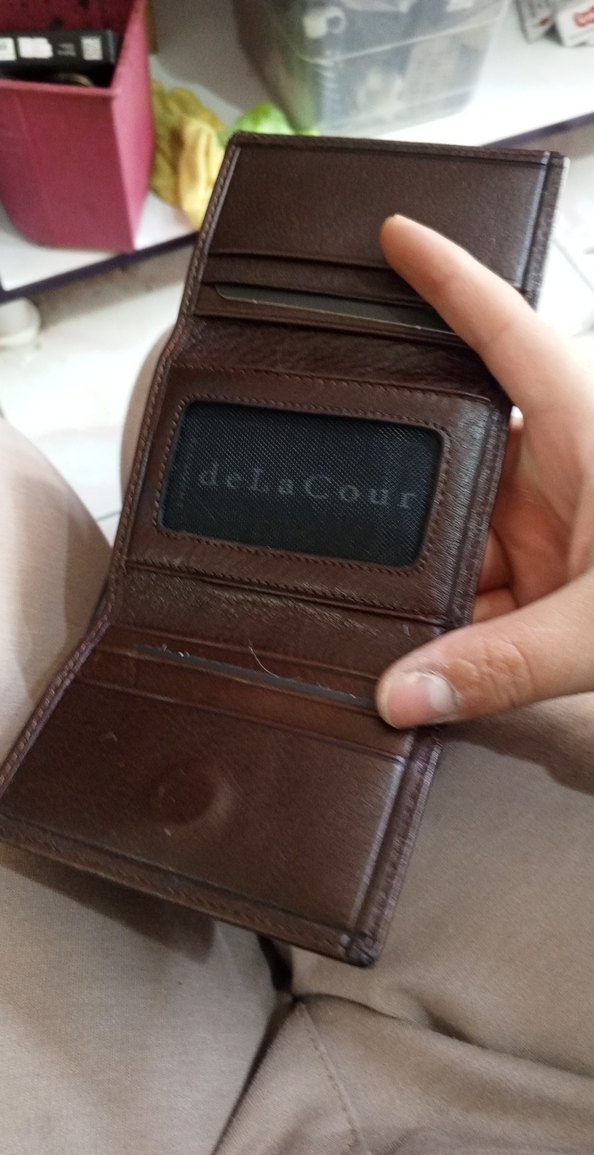 Kahverengi Erkek Deri Cüzdan - Görsel 2