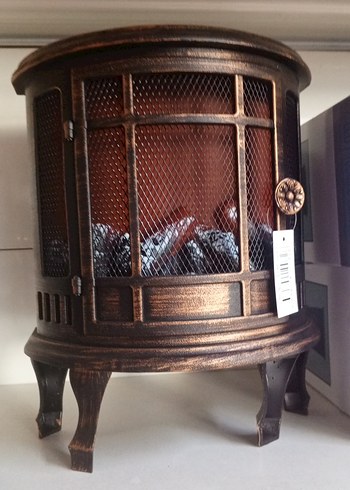 Kahverengi Metal Dekoratif Isıtıcı
