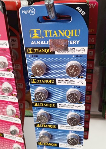 Mavi Tianqiu AG13 Alkalin Pil Paketi