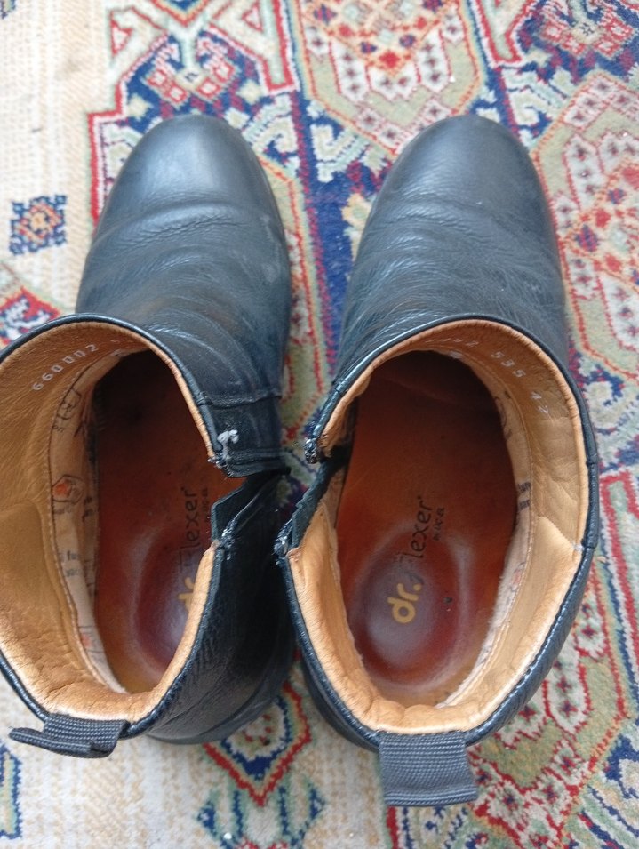 Fermuarlı Siyah Erkek Biker Botu - Görsel 2