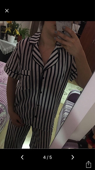 s Beden Yazlık keten pijama