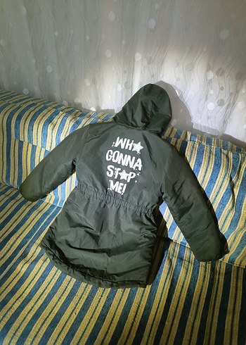 Kürklü Kapüşonlu Kız Çocuk Gri Mont
s beden 9-10 yaş - Görsel 3