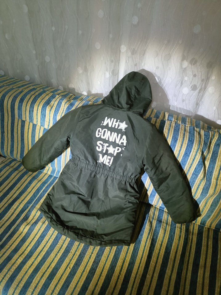 Kürklü Kapüşonlu Kız Çocuk Gri Mont
s beden 9-10 yaş - Görsel 3