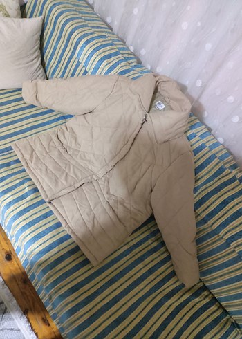 Bej Kadın Mont Queen size 4xl 52-54 - Görsel 2