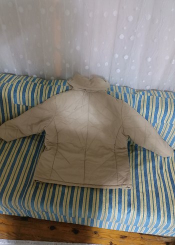 Bej Kadın Mont Queen size 4xl 52-54 - Görsel 3
