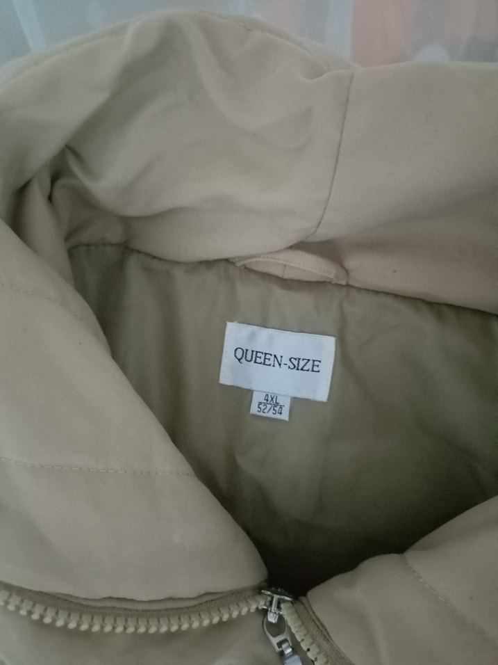 Bej Kadın Mont Queen size 4xl 52-54 - Görsel 4
