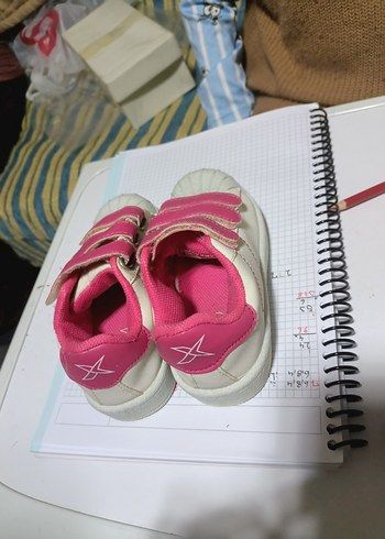 Kız Çocuk Pembe Cırt Cırtlı Spor Ayakkabı Kinetix 27 numara - Görsel 3