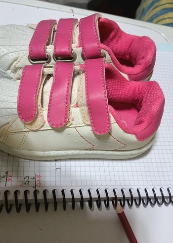 Kız Çocuk Pembe Cırt Cırtlı Spor Ayakkabı Kinetix 27 numara - Görsel 4