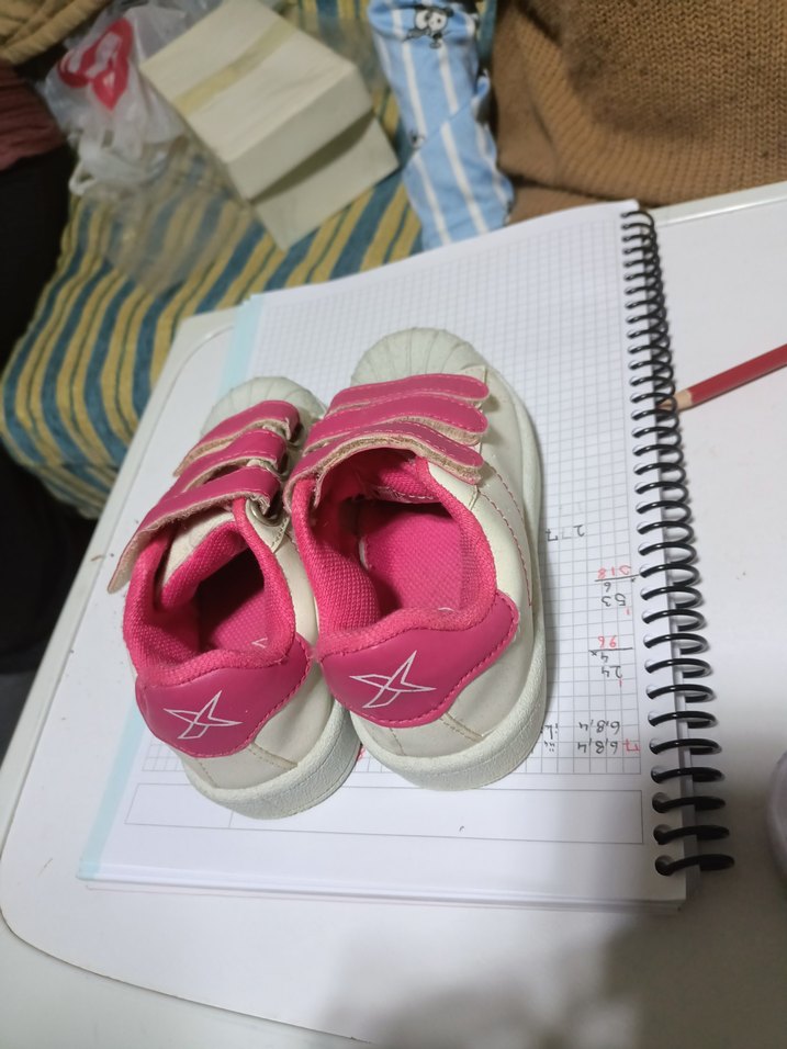 Kız Çocuk Pembe Cırt Cırtlı Spor Ayakkabı Kinetix 27 numara - Görsel 3