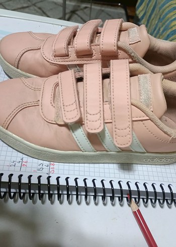 Adidas Pembe Cırt Cırtlı Spor Ayakkabı 31 numara - Görsel 4