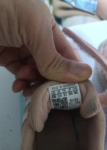 Adidas Pembe Cırt Cırtlı Spor Ayakkabı 31 numara - Görsel 2