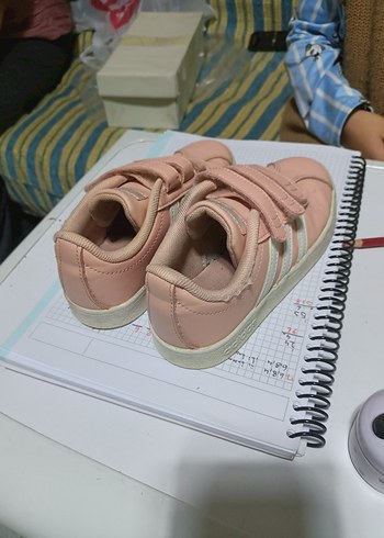 Adidas Pembe Cırt Cırtlı Spor Ayakkabı 31 numara - Görsel 3