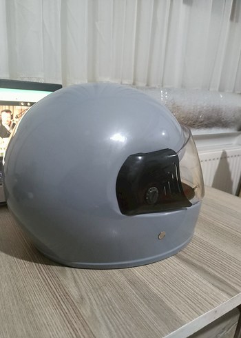 Gri Biker Motosiklet Kaskı
L beden. - Görsel 3