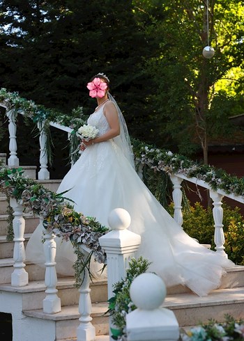 Beyaz Gelinlik, helen model - Görsel 4