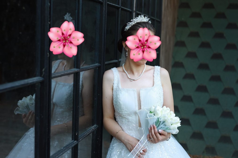 Beyaz Gelinlik, helen model - Görsel 2