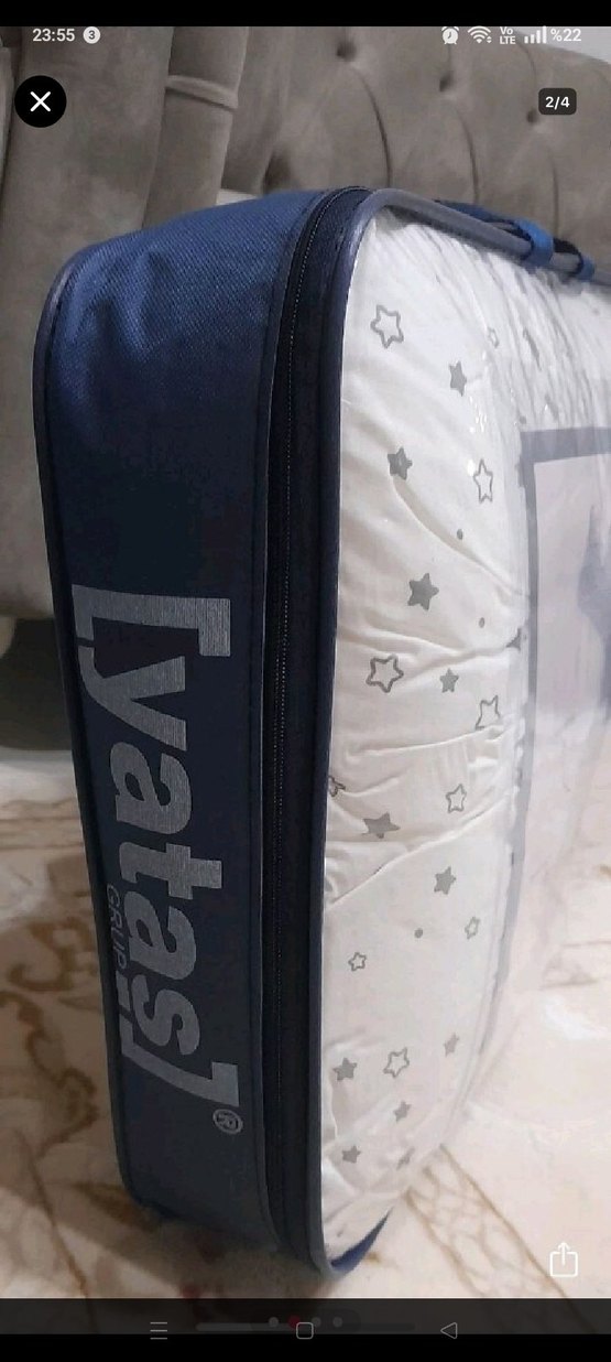 Desenli Gri Hamile ve Emzirme Yastığı - Görsel 2