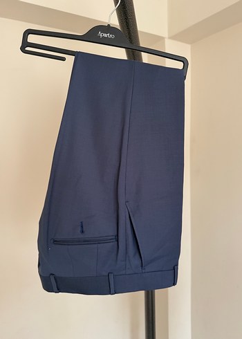 Erkek Lacivert Modern Klasik Takım Elbise - Görsel 4