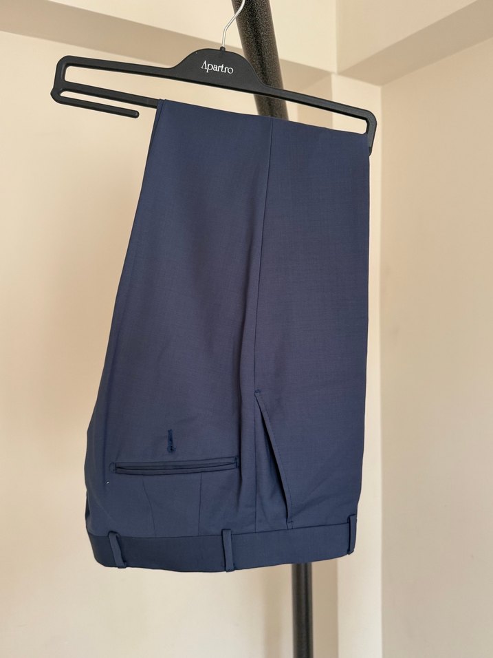 Erkek Lacivert Modern Klasik Takım Elbise - Görsel 4