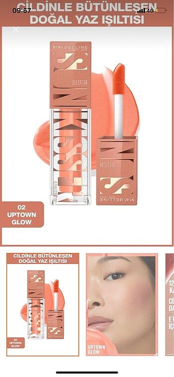 Maybelline sunkisser allık