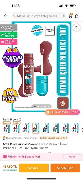 Nyx lip ıv