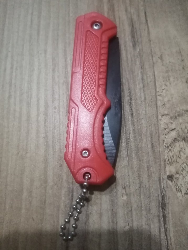 ALASKA Kırmızı Katlanabilir Bıçak - Görsel 2