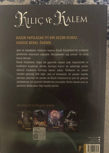 Kılıç ve Kalem - Rachel Caine 5. Kitap - Görsel 2