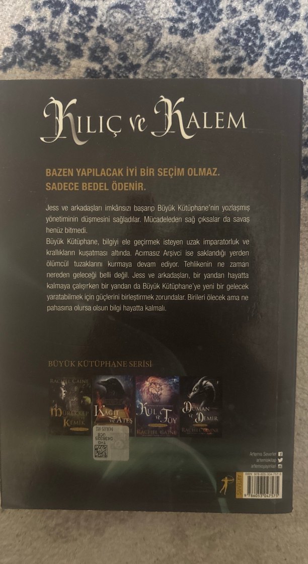 Kılıç ve Kalem - Rachel Caine 5. Kitap - Görsel 2
