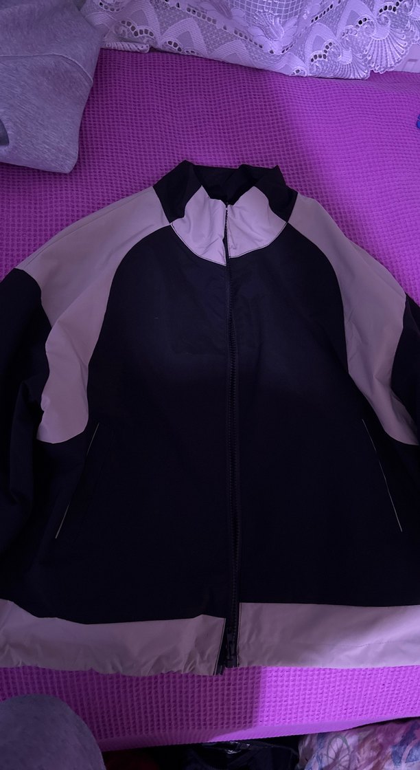 Bej siyah vintage ceket unisex - Görsel 2