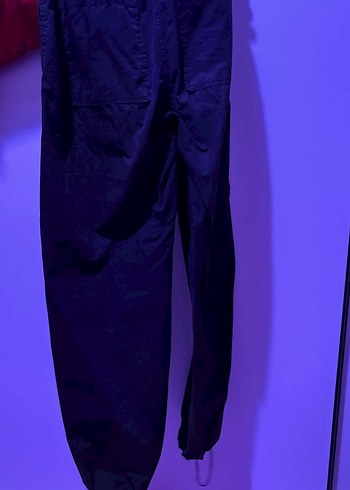 Siyah paraşüt pantolon - Görsel 3