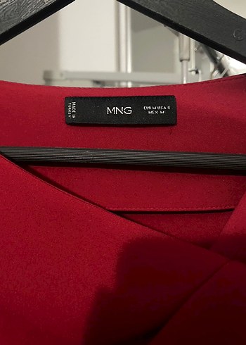 Kırmızı Drapeli Elbise - Görsel 3