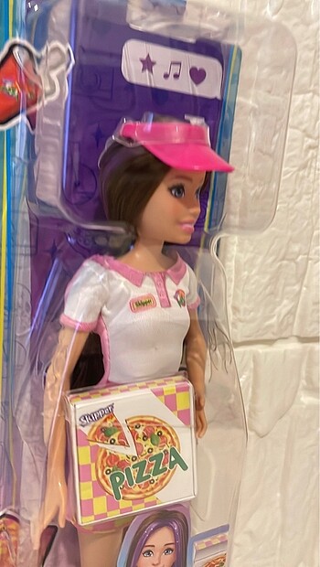 Beden Barbie Skipper Pizza Dağıtıcı Bebek