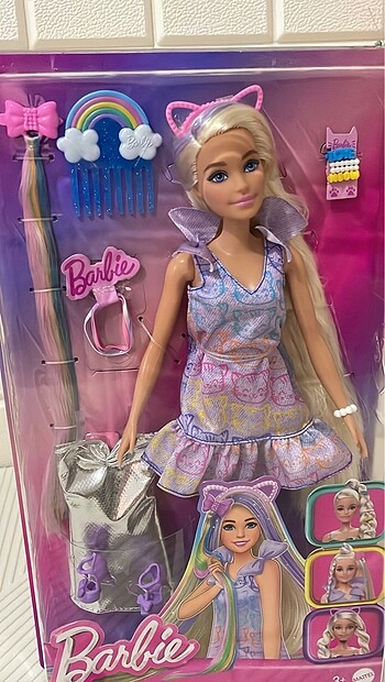  Beden Barbie sac tasarim oyun seti