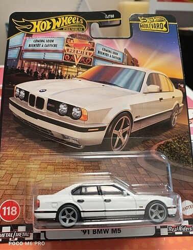 Hot wheels bmw m5 91 model