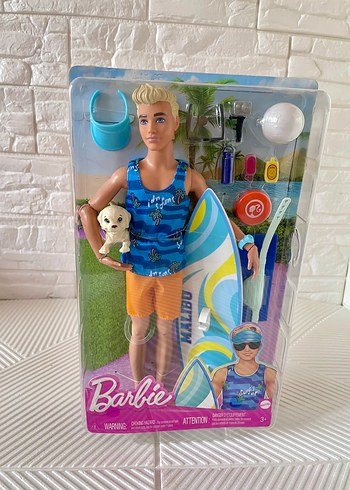 Beden Barbie Ken Sörf oyun seti