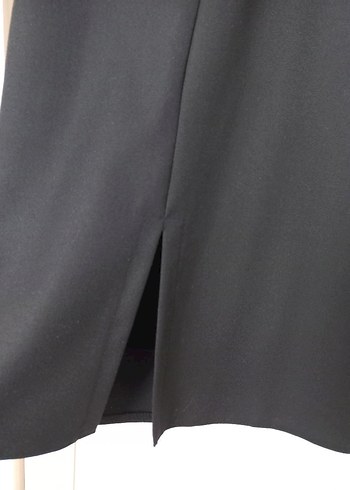 Chima M beden Siyah V Yakalı Kadın Elbise - Görsel 3