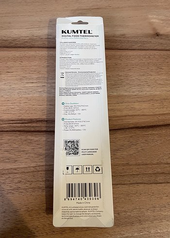 Kumtel Dijital Gıda Termometresi - Görsel 4