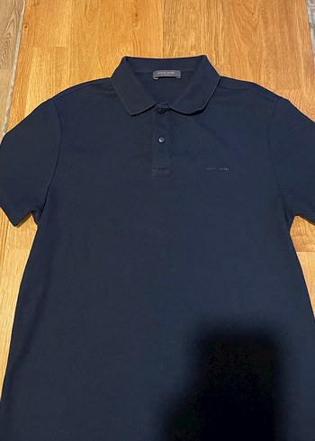 Pierre cardin erkek Lacivert Düğmeli Kısa Kollu Polo Tişört - Görsel 3