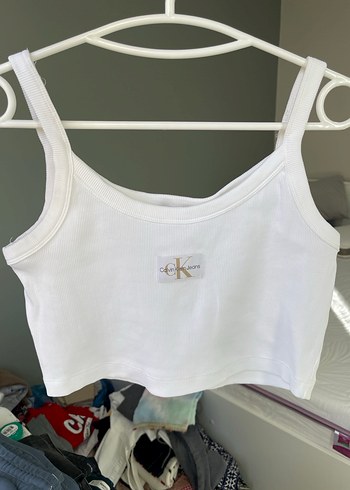 Calvin klein askılı crop orjinal - Görsel 4