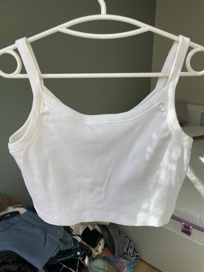 Calvin klein askılı crop orjinal - Görsel 5