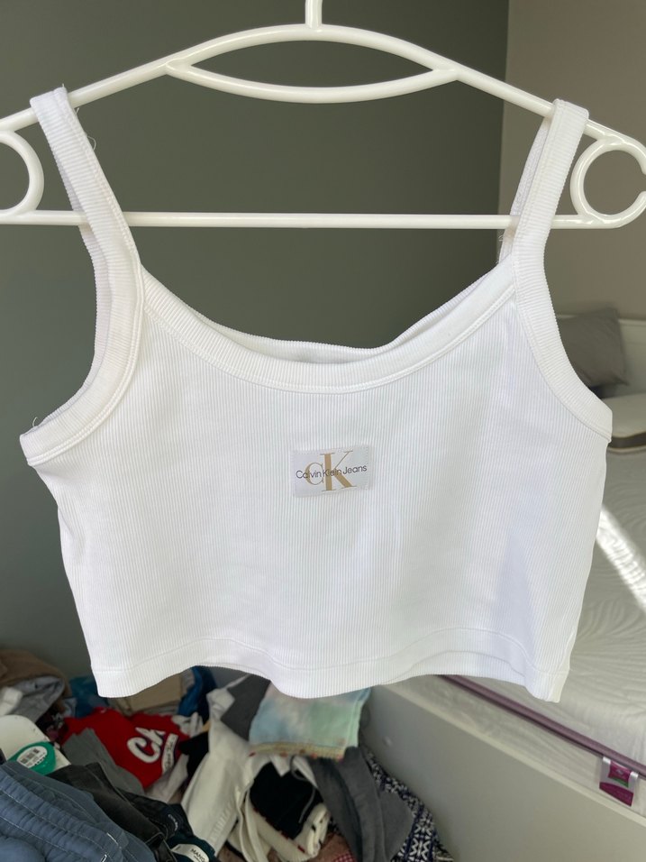 Calvin klein askılı crop orjinal - Görsel 4