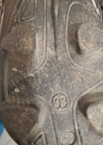 Gri Erkek Futbol Ayakkabısı Velcro Detaylı - Görsel 3