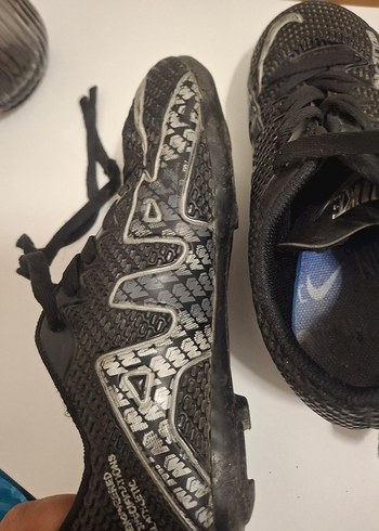 Gri Erkek Futbol Ayakkabısı Velcro Detaylı - Görsel 5