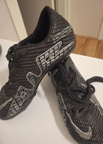 Gri Erkek Futbol Ayakkabısı Velcro Detaylı - Görsel 2