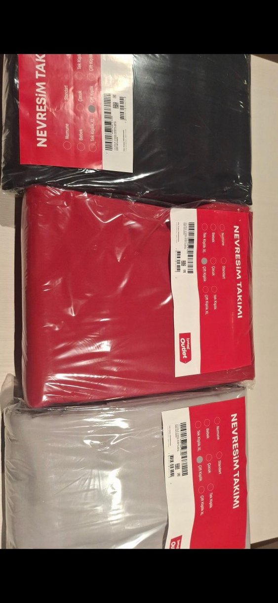 Yataş pamuk saten Düz Siyah Nevresim takımı - Görsel 2