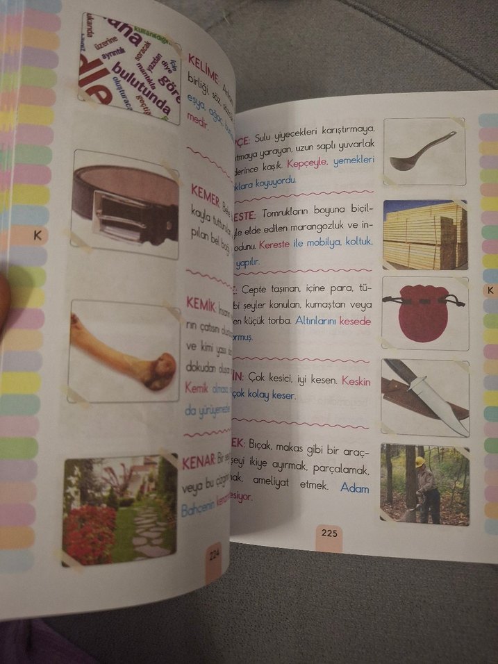 Resimli Türkçe Sözlüğüm - Örnek Cümleli - Görsel 3